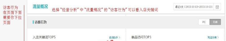 淘宝生意参谋实时访客搜索词